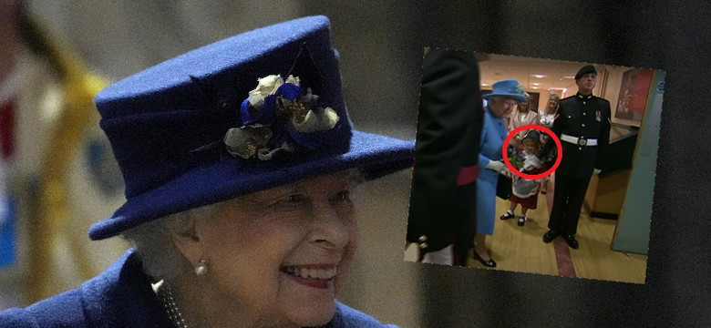 Nietypowe zdarzenie na spotkaniu z królową Elżbietą II. Nagranie robi furorę w sieci