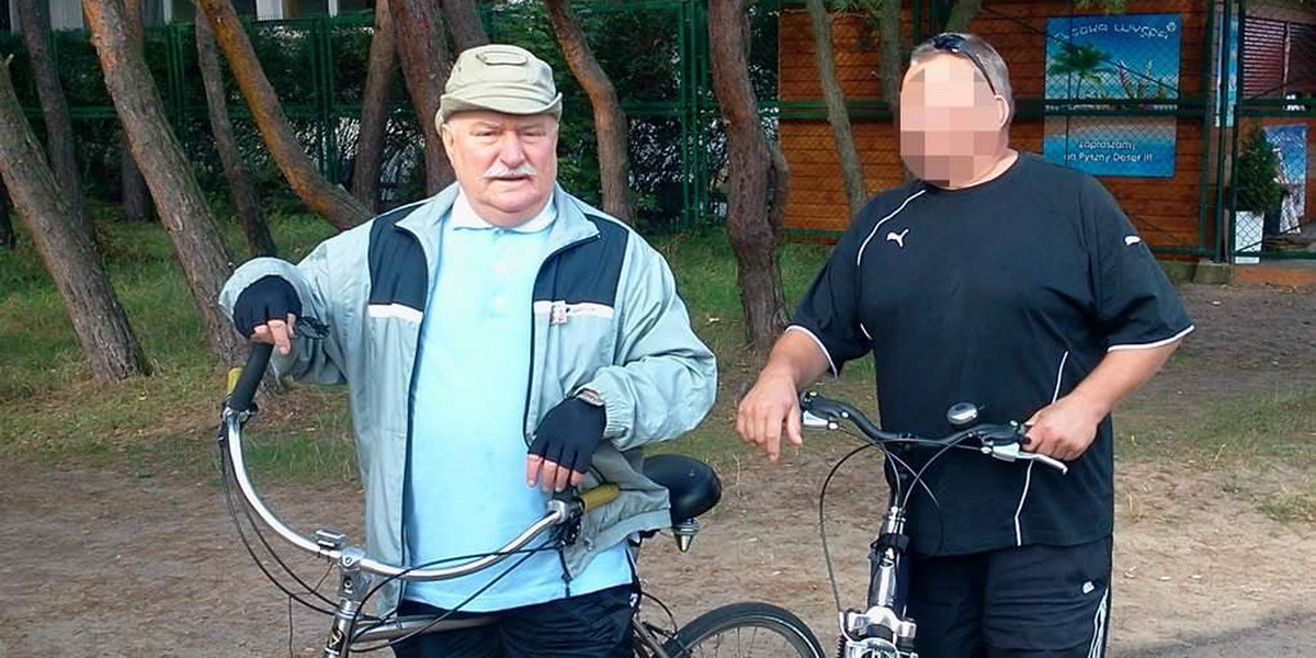 Wałęsa wymyślił dla siebie specjalny rower. Ale ma bajery