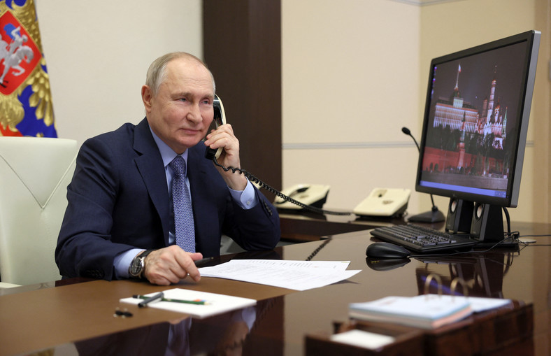Władimir Putin na Kremlu, styczeń 2024 r.