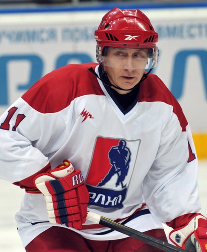 Władimir Putin hokeistą