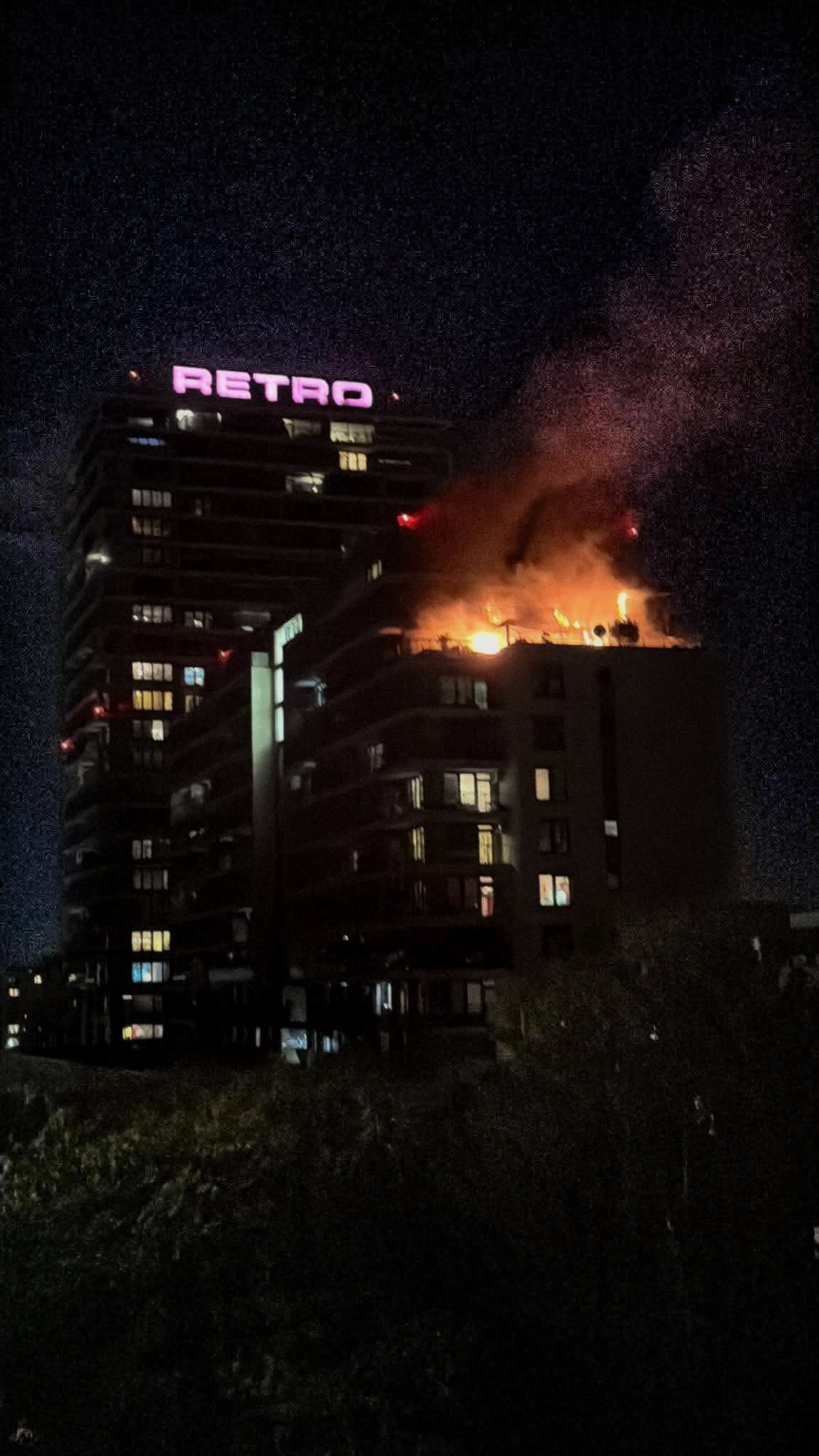 Požiar v bratislavskom Ružinove.