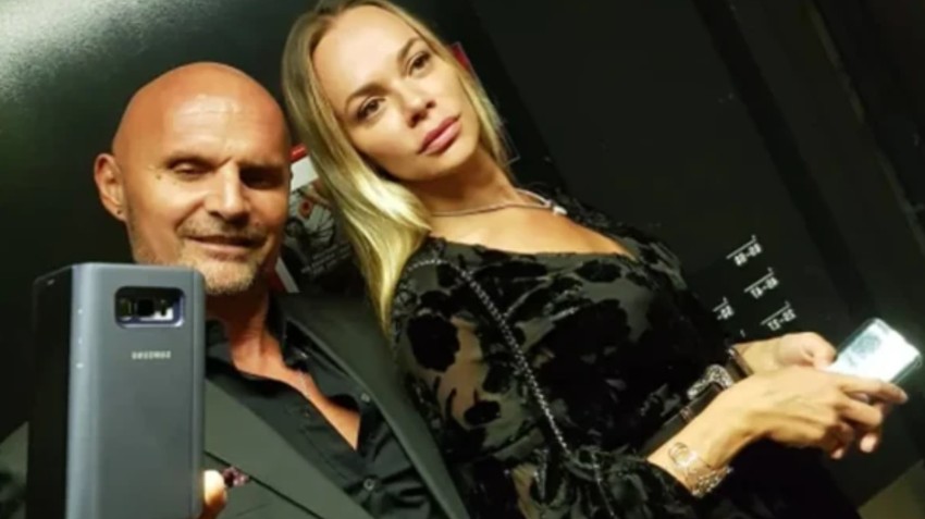 Aleksandar Milić Mili sa ženom