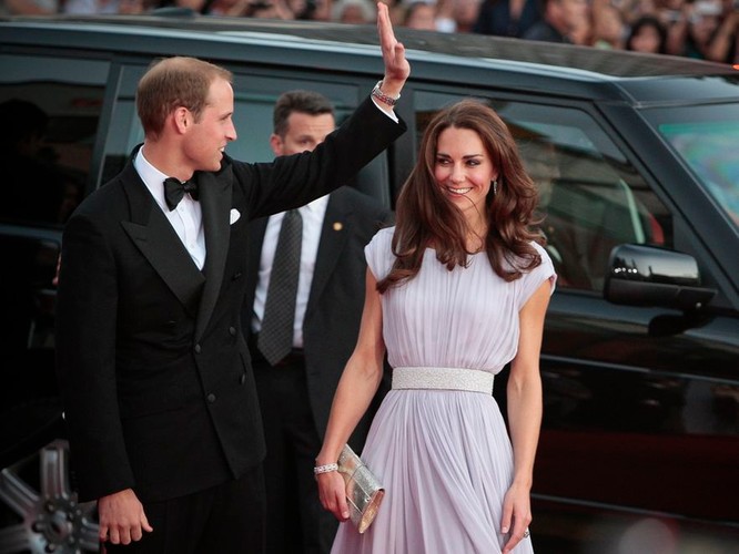 Książę William i księżna Catherine na inauguracji gali BAFTA