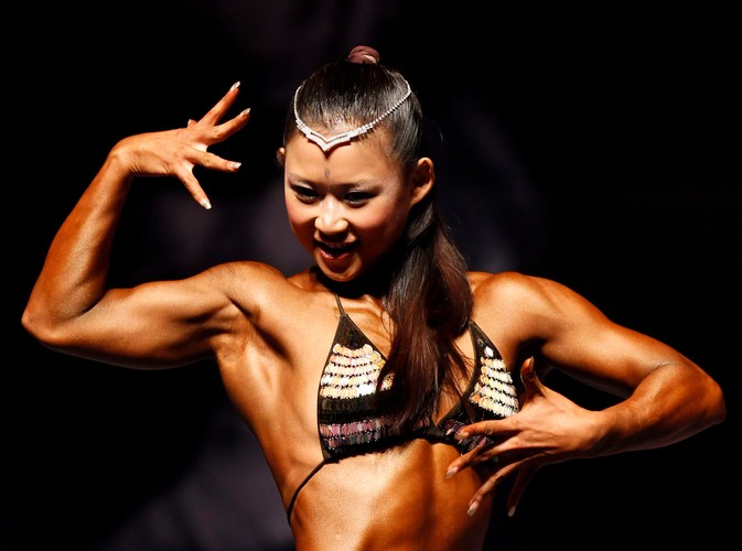 Zawody kulturystek w Bangkoku