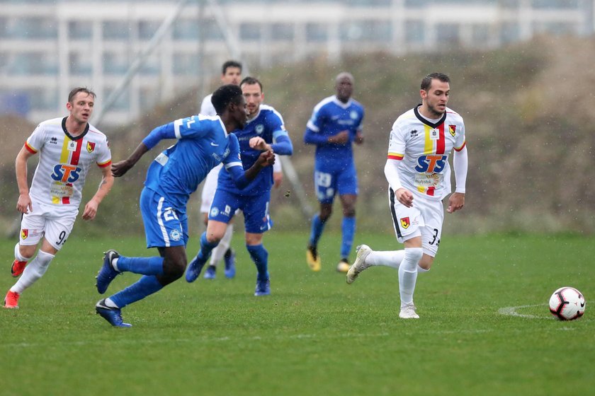 27.01.2019 SPARING JAGIELLONIA BIALYSTOK - SLOVAN LIBEREC SEZON 2018/2019 PILKA NOZNA