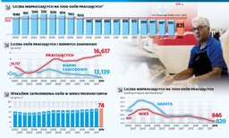 Choć szybko się starzejemy, to coraz więcej z nas pracuje