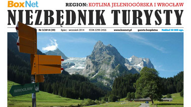 Niezbędnik Turysty chce przyciągnąć turystów w Karkonosze promując je... zdjęciem Alp