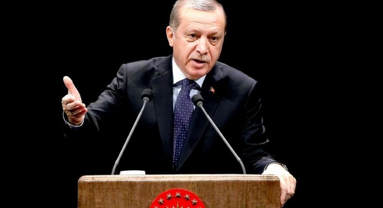 President Recep Tayyip Erdogan has been angered by the European Parliament's non-binding decision to freeze membership talks with Ankara