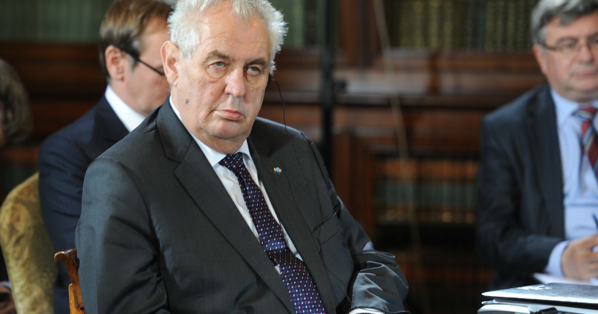Česká republika.  Prezident Miloš Zeman ‚neschopen‘ plnit své povinnosti