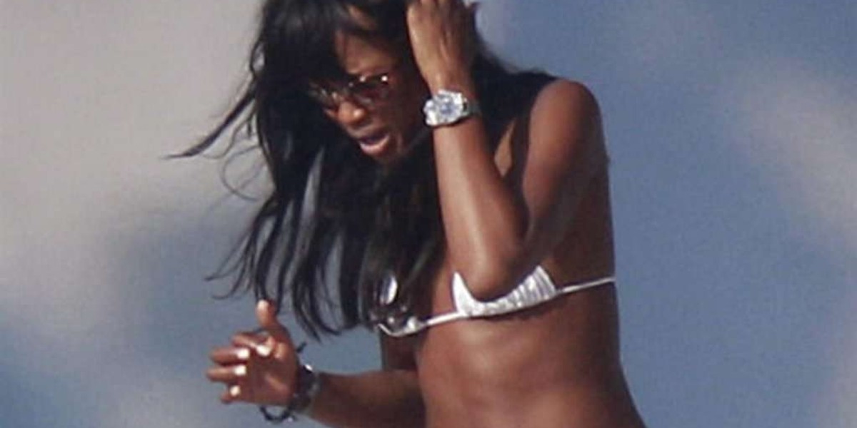 Tak wypoczywa Naomi Campbell