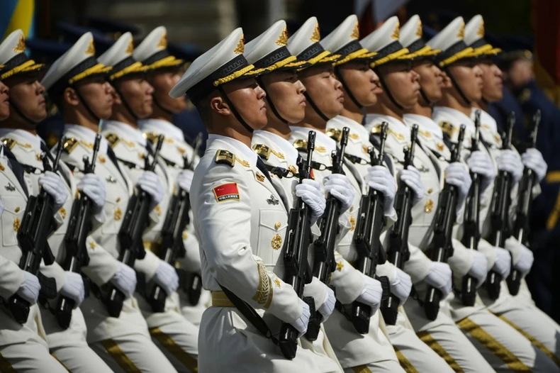 Kineska vojska na vojnoj paradi u Moskvi 9. maja