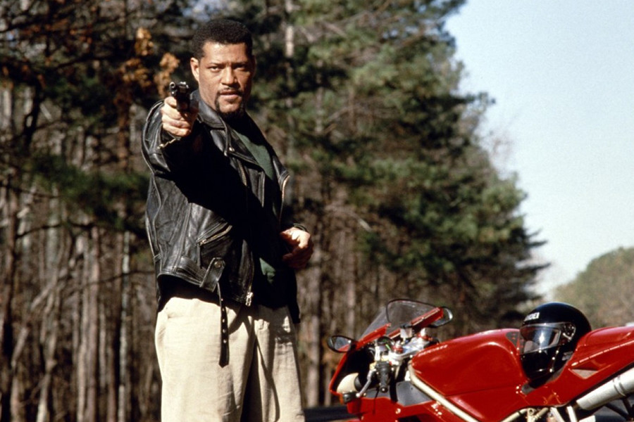 Laurence Fishburne jako Piper w filmie "Ścigani" (1996)