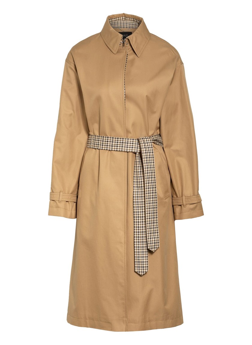 Manteau camel avec applications carreaux de Set pour CHF 490, chez Breuninger.