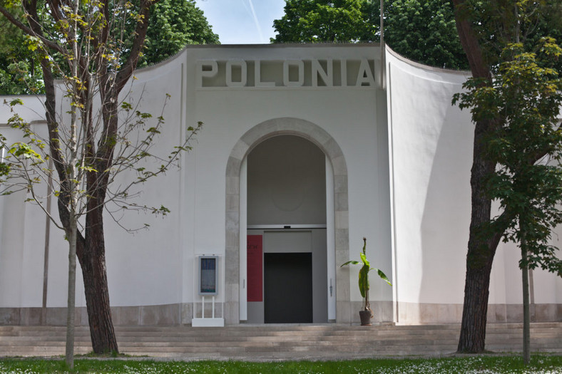 Fasada polskiego pawilonu w Wenecji