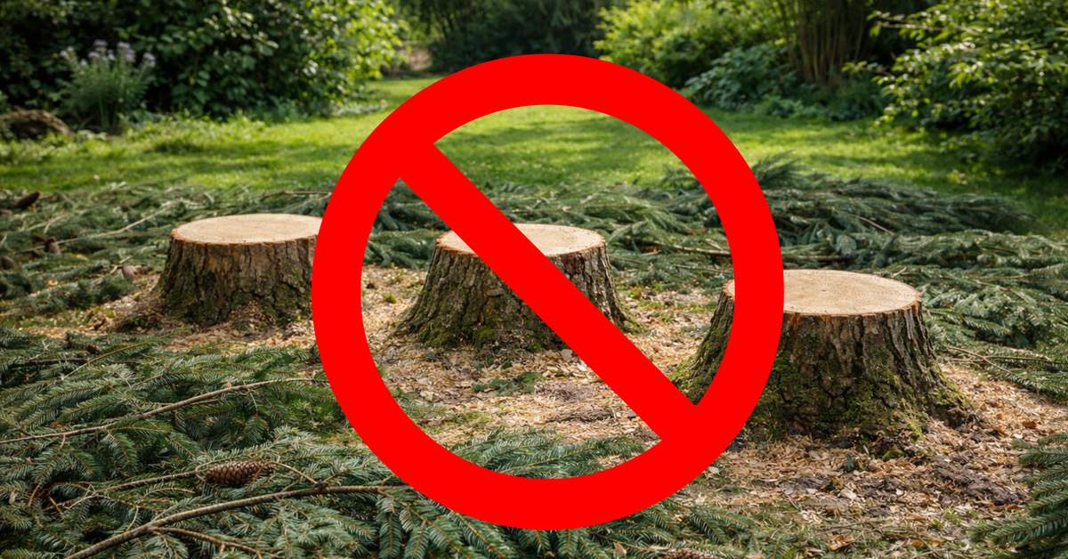 15 000 zł kary za wycięcie trzech świerków na własnej nieruchomości. Skąd taka wysoka kara?