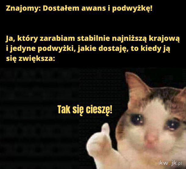 Najlepsze memy o podwyżce. Czasami to śmiech przez łzy