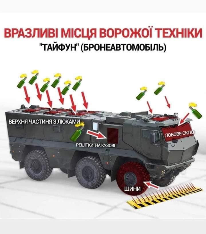 Słabe punkty rosyjskich pojazdów opancerzonych (MRAP) Kamaz Tajfun-K