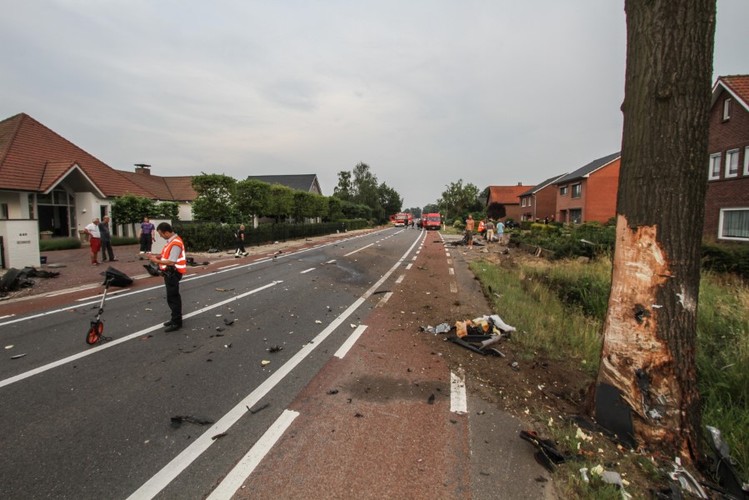 Polak roztrzaskał audi w Belgii/źródło nieuwsblad.be