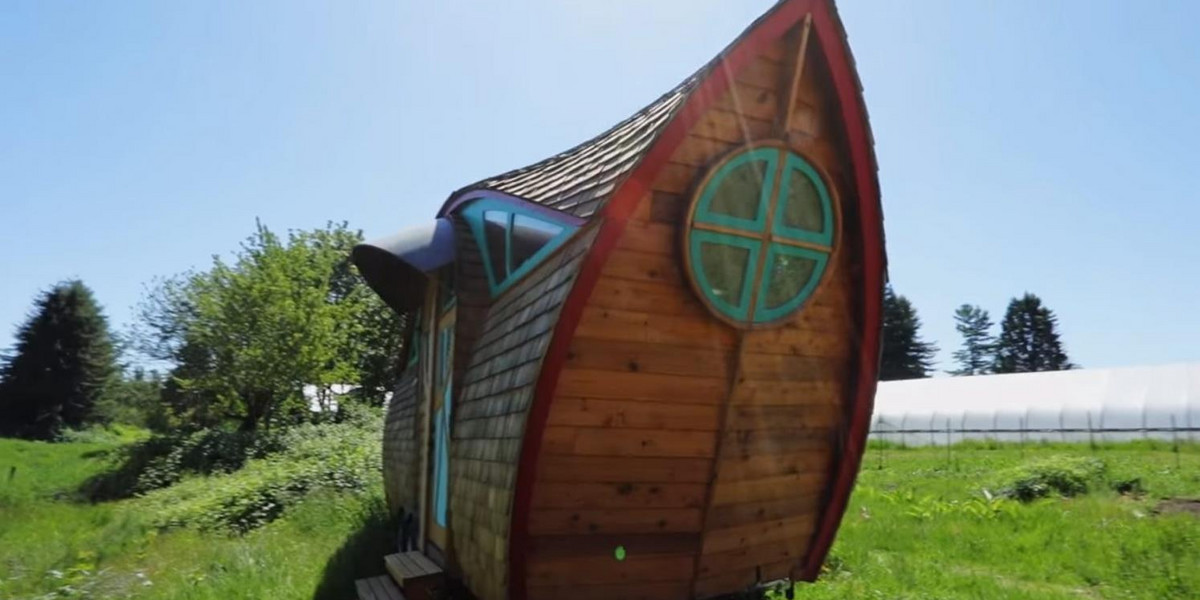 Abel Zyl buduje miniaturowe domki na kółkach w Stanach Zjednoczonych 