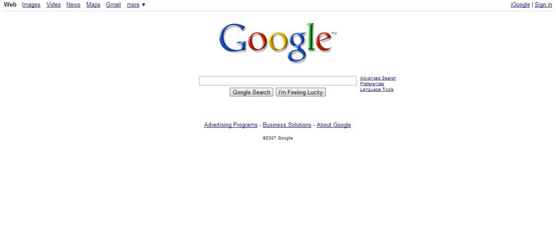 Google 2007