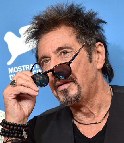 Al Pacino na konferencji pasowej w Wenecji