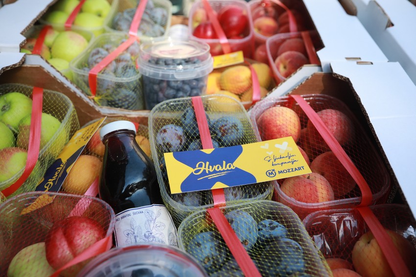 Vitaminski paketi, donacija kompanije Mozzart