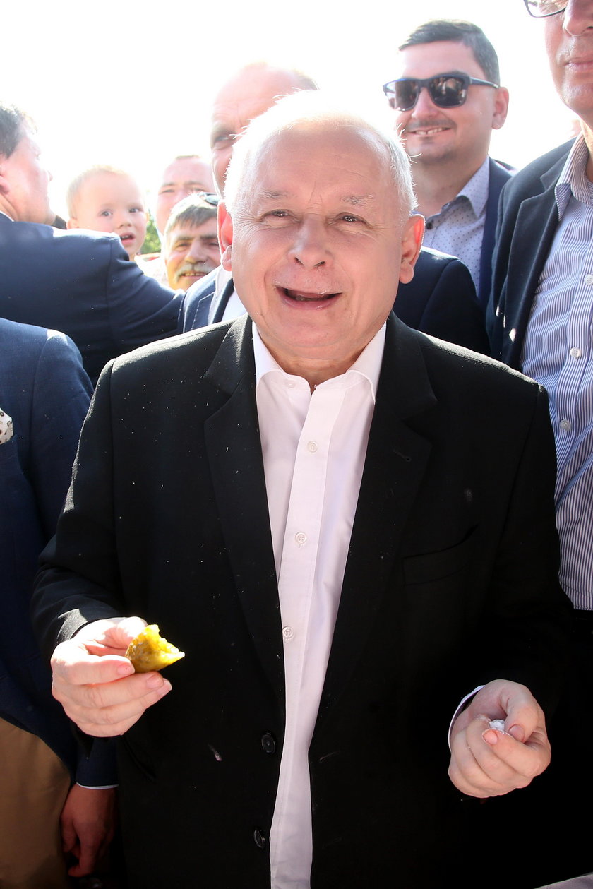 Jarosław Kaczyński na pikniku rodzinnym