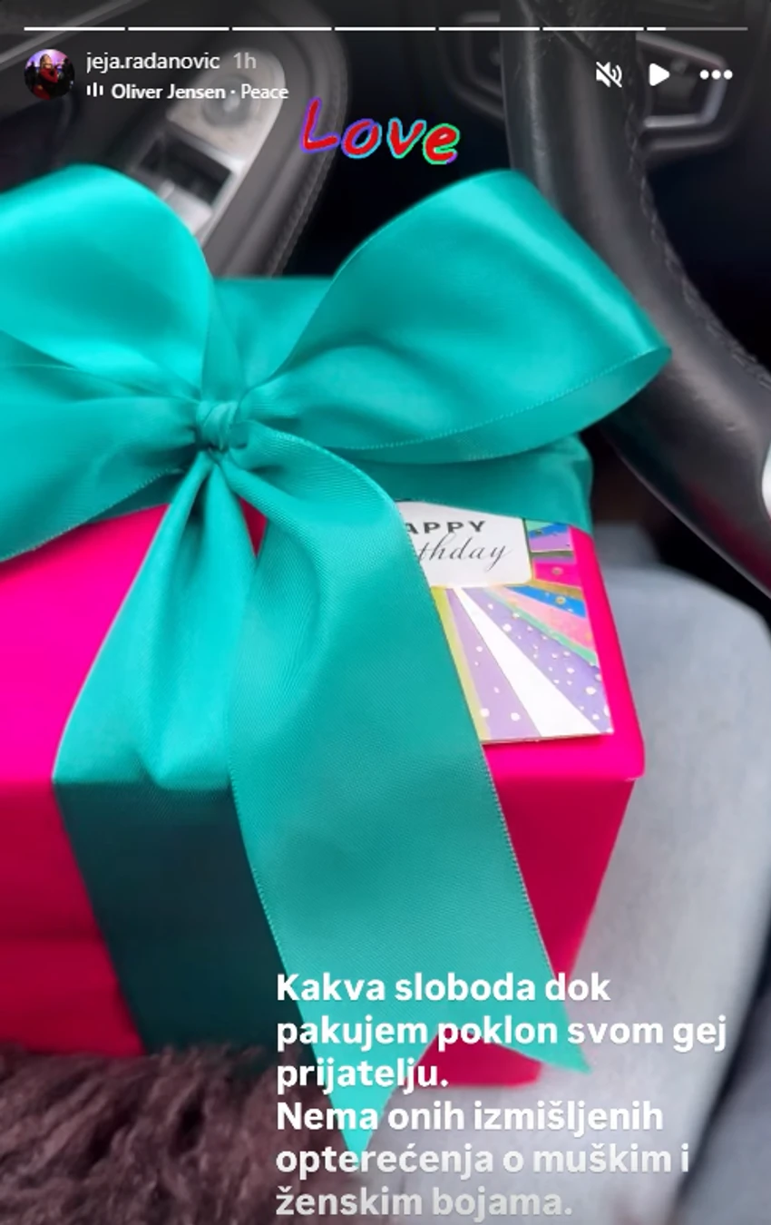 Jelena Radanović pripremila poklon za prijatelja