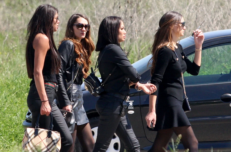 Tamara Đurić na sahrani