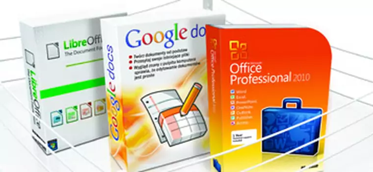 Porównanie pakietów biurowych. Office 2010, LibreOffice i Dokumenty Google
