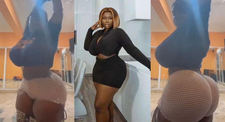 Maame Serwaa's improved physique will inspire you to work out