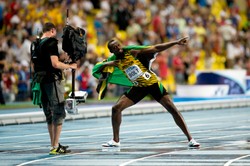 Mistrzostwa świata: Tak Bolt zdobył złoto w biegu na 100 m. WIDEO