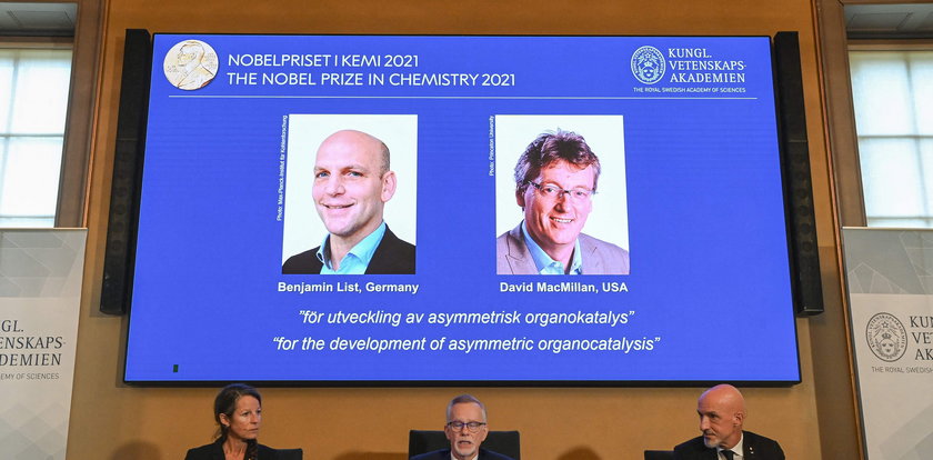 Poznaliśmy laureatów Nagrody Nobla z chemii. To Benjamin List i David W.C. MacMillan