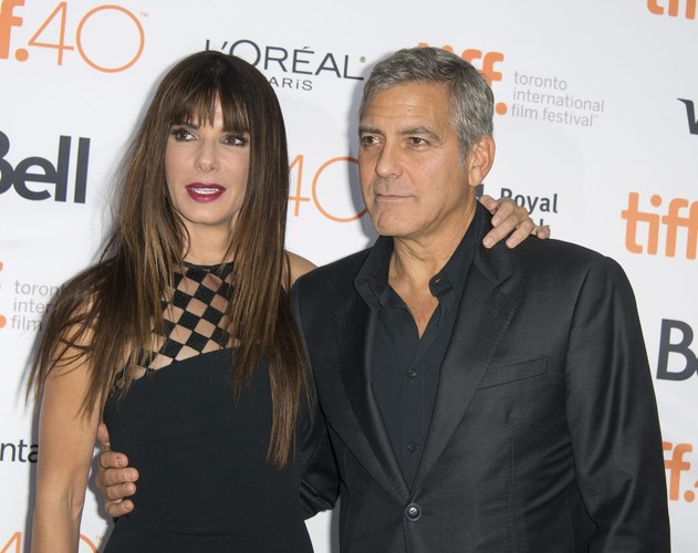 Sandra Bullock i George Clooney na Toronto Film Festival 2015