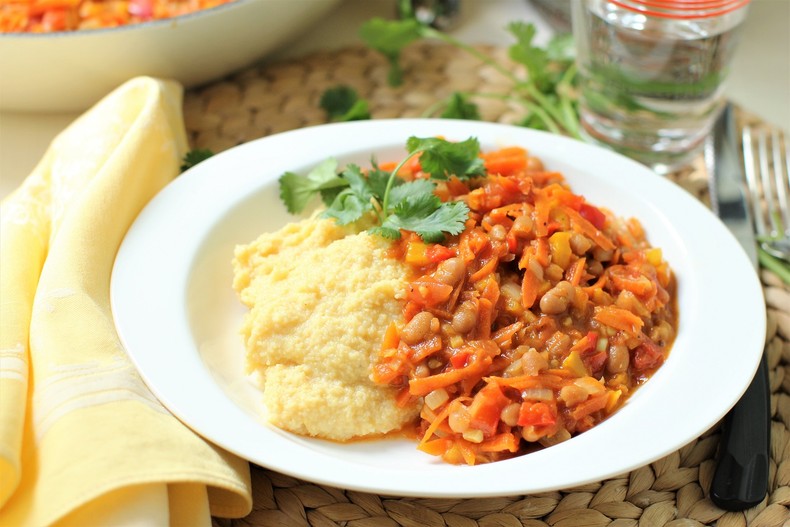 Chakalaka and Pap 