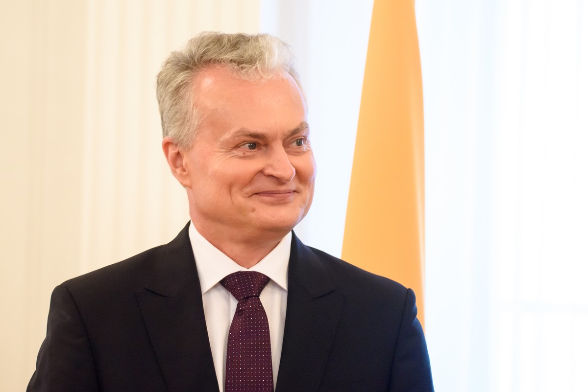 Prezydent Litwy Gitanas Nausėda