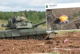 Rosjanie nie wiedzieli, co ich trafiło. T-72 zamienił się w kulę ognia