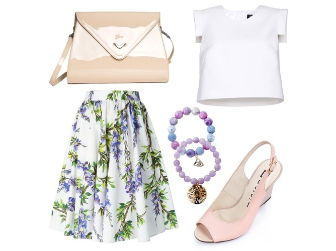 STYLIZACJE na lato z butami na koturnie