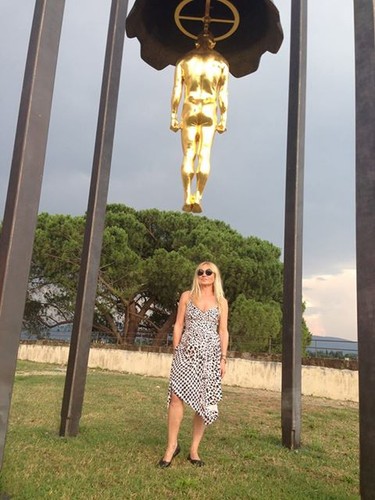 Monika Olejnik na wakacjach / zdjęcie z oficjalnego profilu dziennikarki na Facebooku