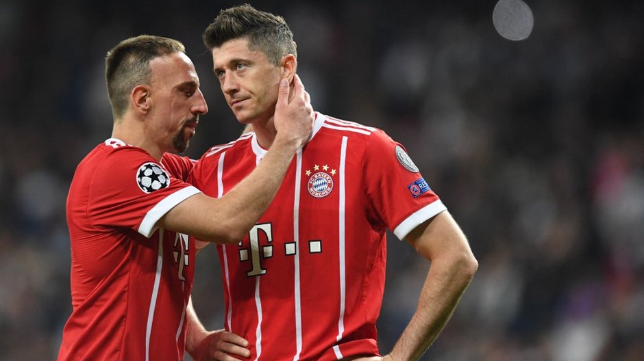 Franck Ribery i Robert Lewandowski