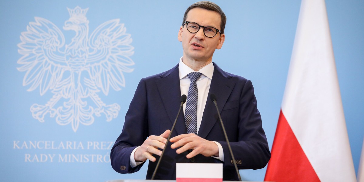 Premier Mateusz Morawiecki