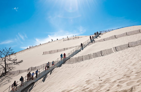 Wielka Wydma Piłata (Dune du Pyla) - największa wydma w Europie