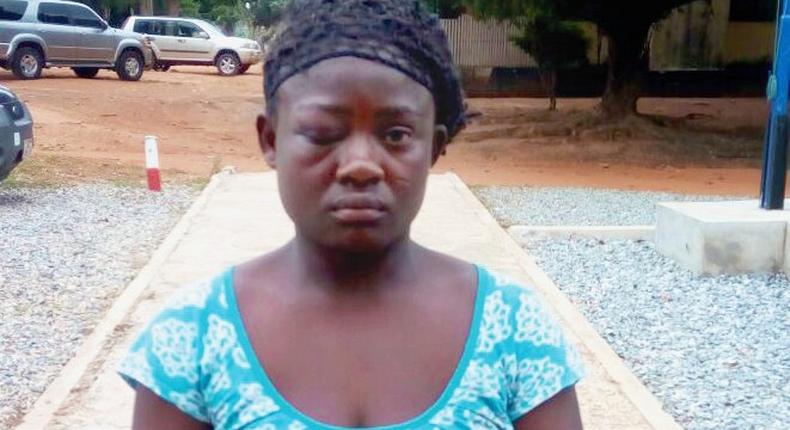 Akua Oparebea, the suspect