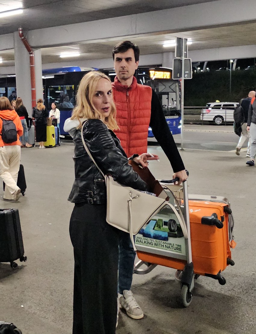 Duška Vučinić sa sinom