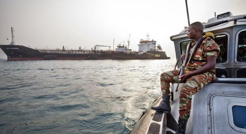 The seas off West Africa's coastline are turning into the most dangerous in the world, according to a new report. (Getty images)