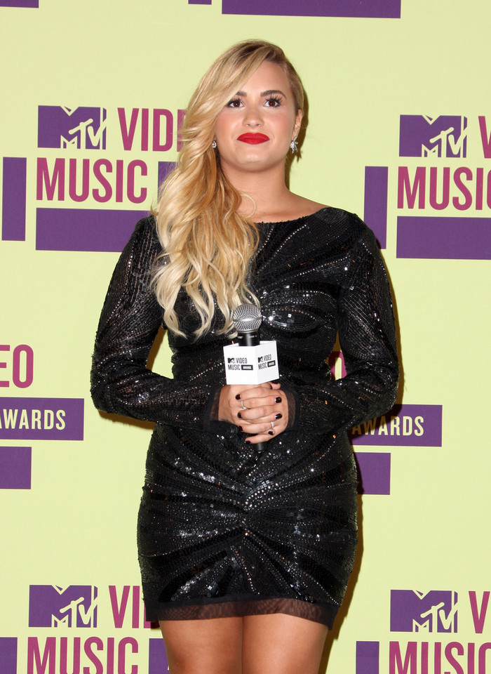 Demi Lovato podczas MTV VMA 2012 (fot. Getty Images)