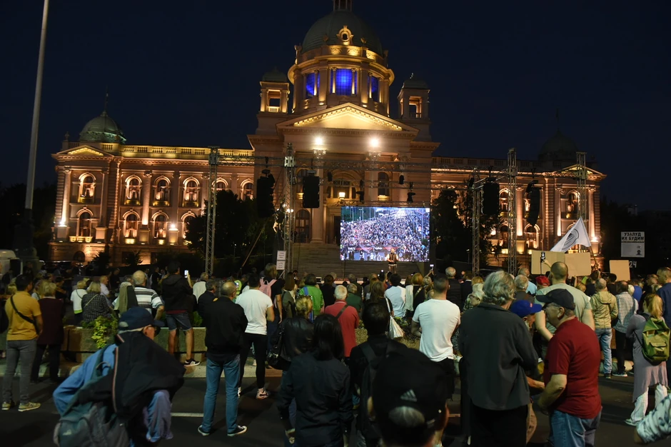 Protest dela opozicije u Beogradu