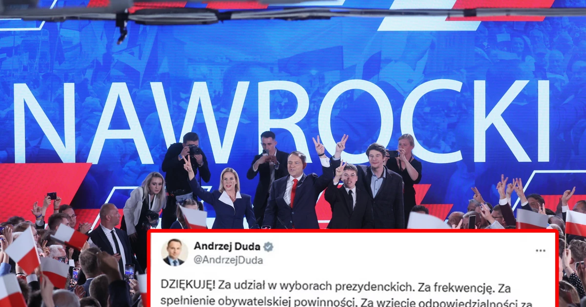 Дуда поздравляет Навроцкого. Одна ошибка и волна комментариев в сети