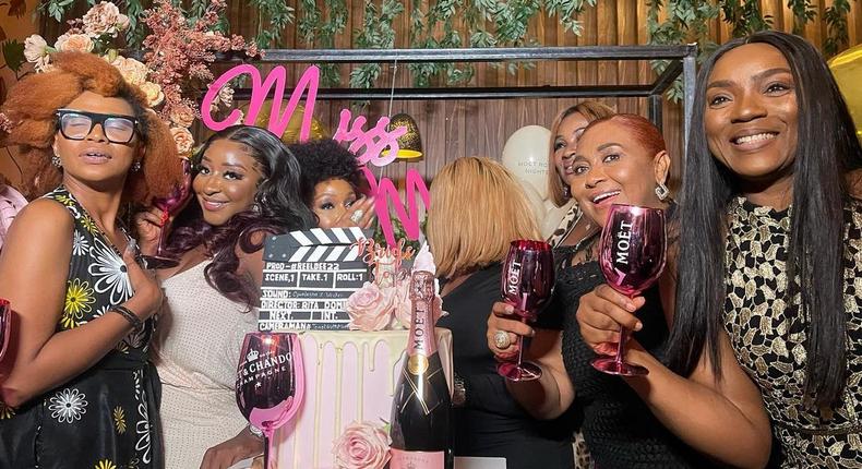 Check out photos from Rita Dominic's bridal shower [Instagram/ChiomaAkpotha]