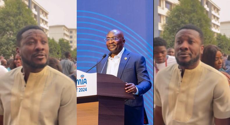 Video: Asamoah Gyan spotted at launch of Dr. Bawumia’s policies ahead of 2024 elections